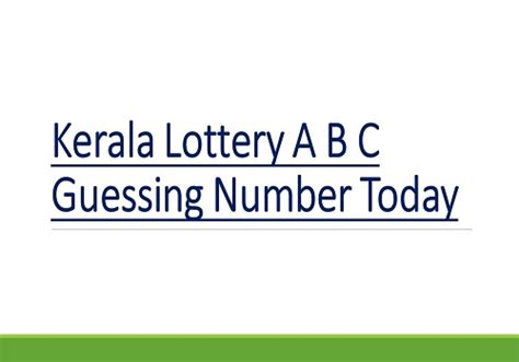 kerala lottery guessing number today 4 digit|Kerala Lottery Guessing: Today’s 4.